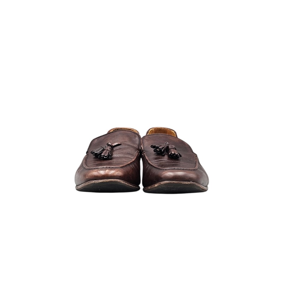 Florsheim Men's Size 44/10 EUC Royal Imperial Italy Brown Leather Tassel Loafers - Picture 2 of 8
